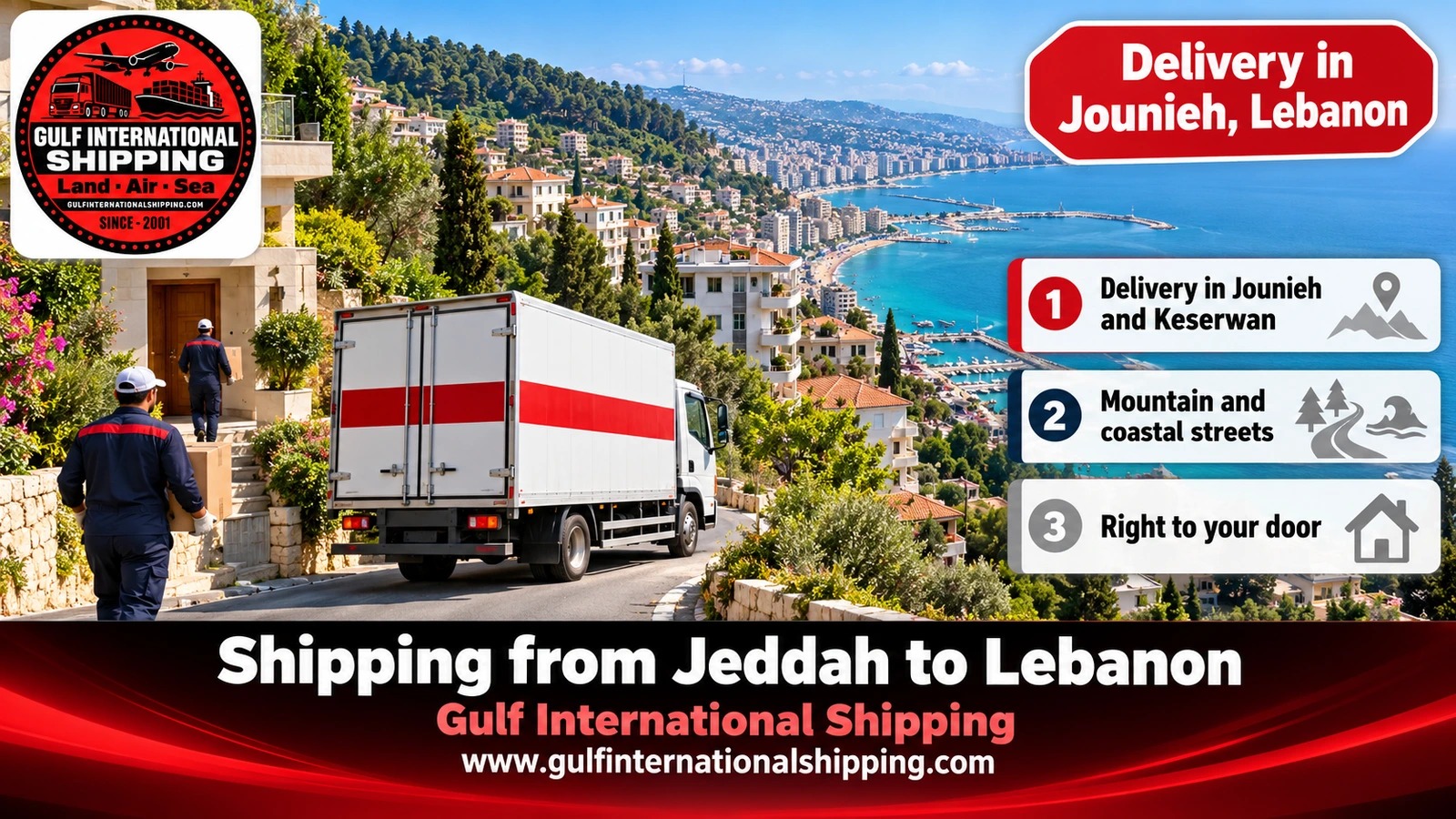Delivery in Jounieh, Lebanon