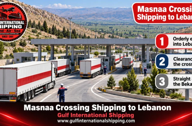 Masnaa Border Crossing to Lebanon Road Freight & Car Shipping