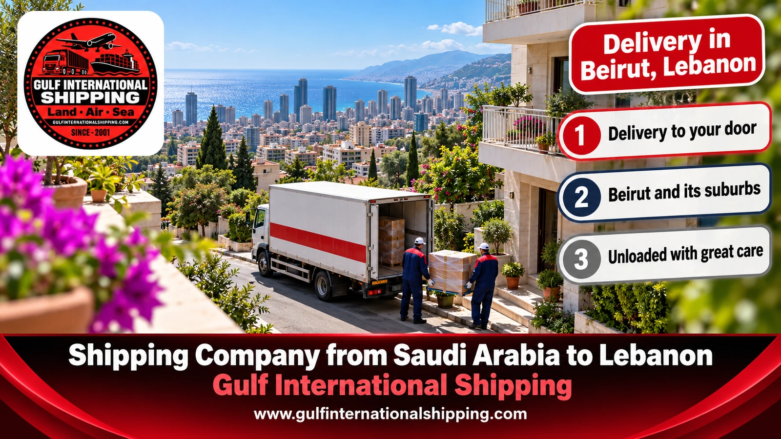 Delivery in Beirut, Lebanon