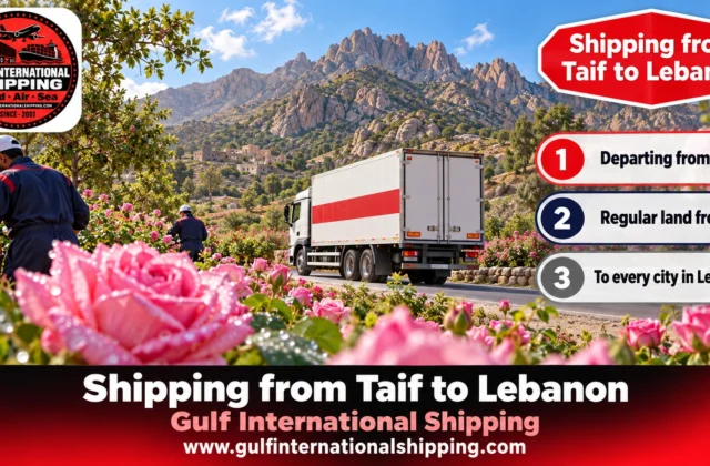 Shipping Company from Taif to Lebanon Bekaa & Beirut Delivery & Cars