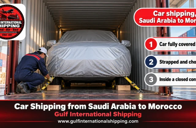 Car Shipping from Saudi Arabia to Morocco Closed Containers