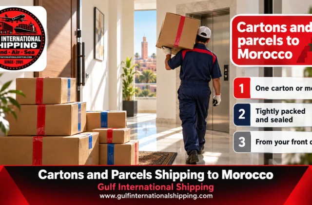 Cartons and Parcels Shipping to Morocco Boxes by Sea, Air & Cars