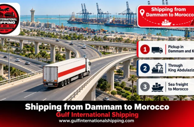 Shipping from Dammam to Morocco Home Moves via Jeddah & Cars