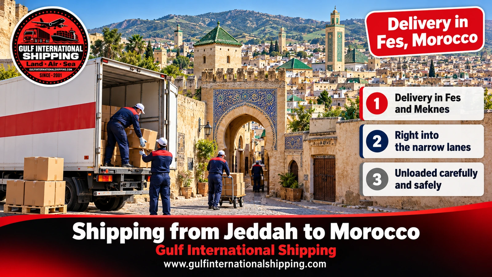 Delivery in Fes, Morocco