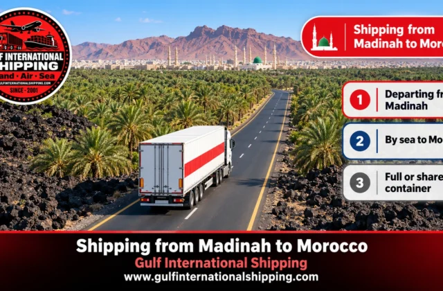 Shipping Company from Madinah to Morocco Household Moves & Cars