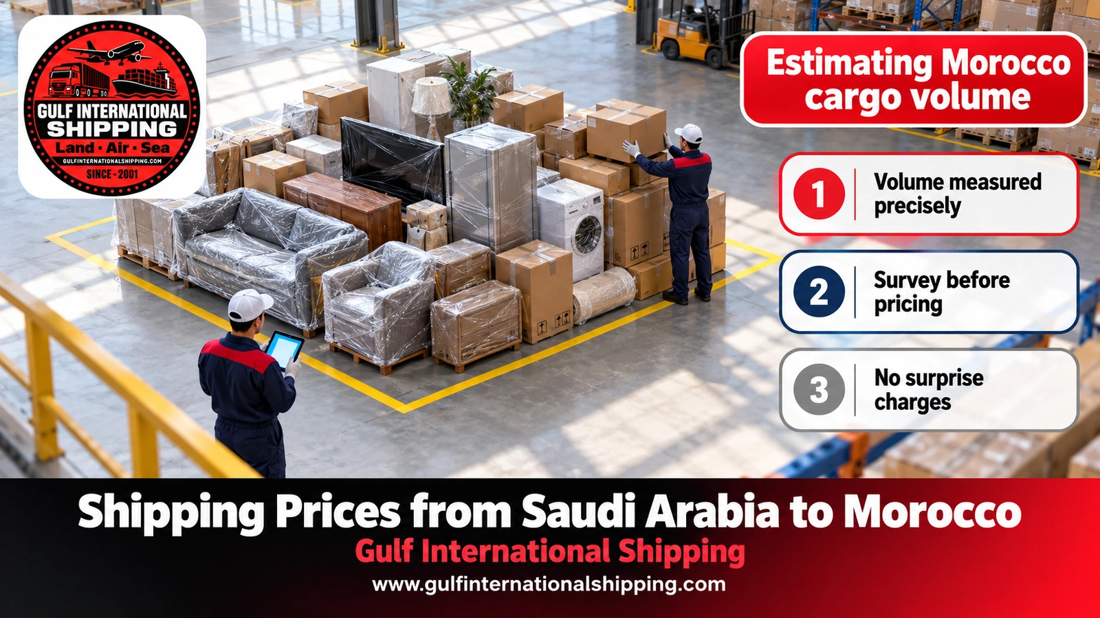 Estimating Morocco cargo volume