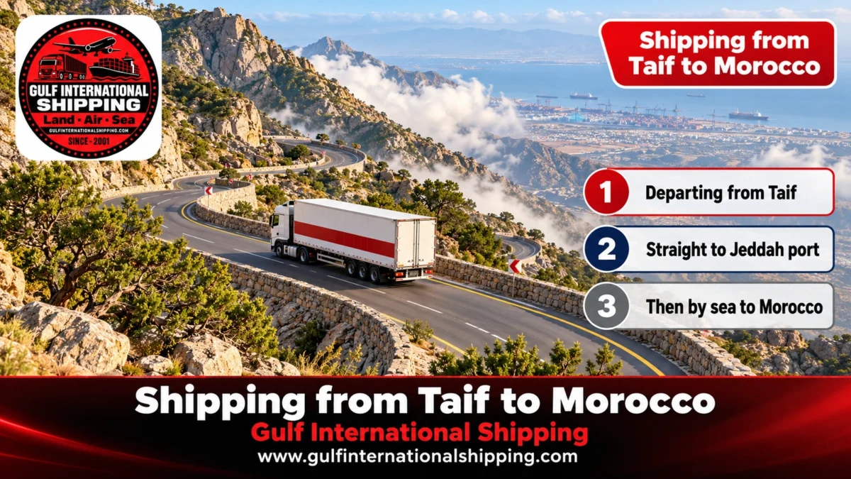 Shipping from Taif to Morocco