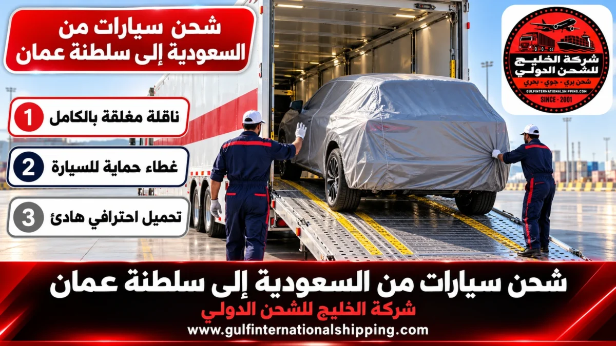 شحن سيارات من السعودية إلى سلطنة عمان