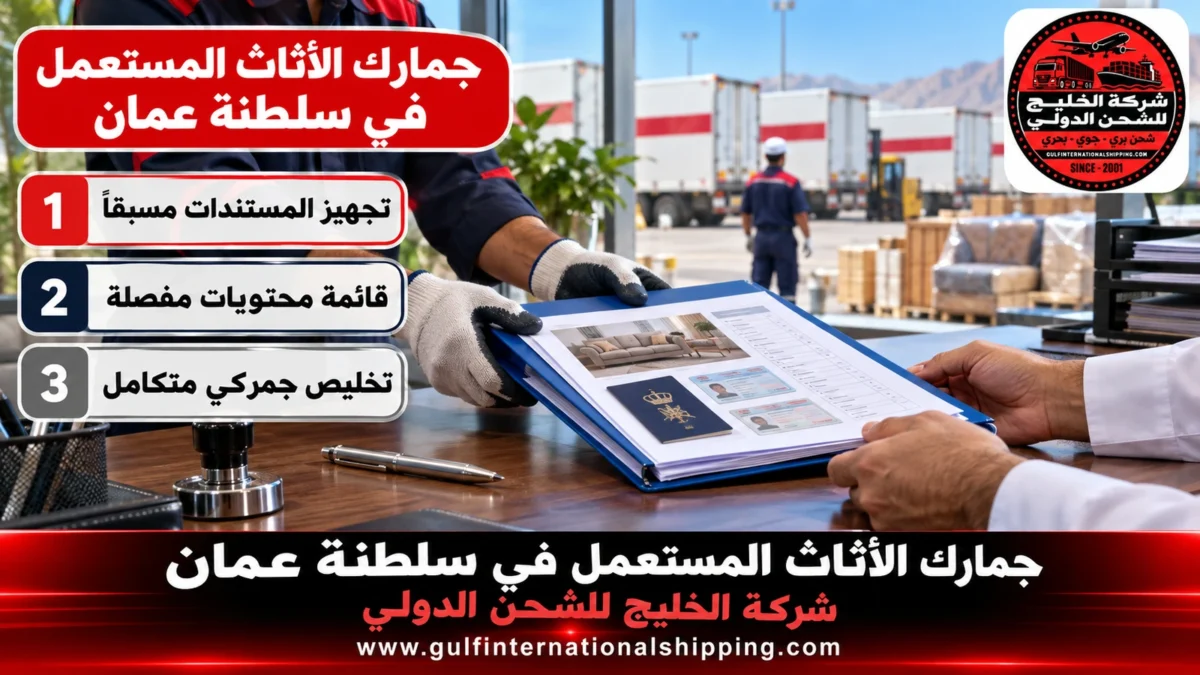 جمارك الأثاث المستعمل في سلطنة عمان