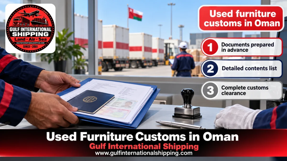 Used furniture customs in Oman