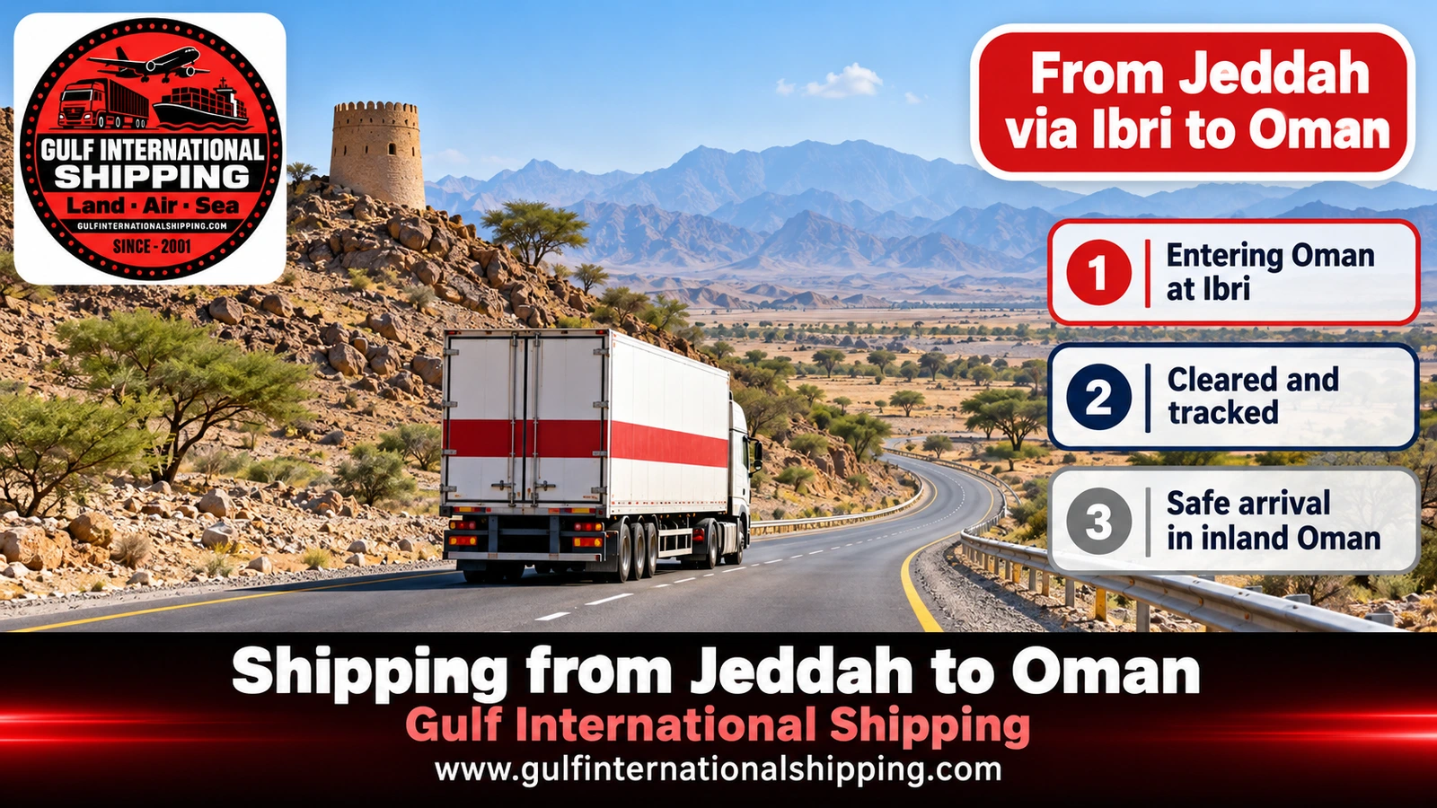 From Jeddah via Ibri to Oman