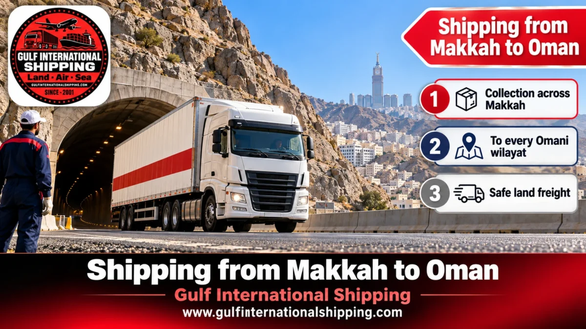 Shipping from Makkah to Oman