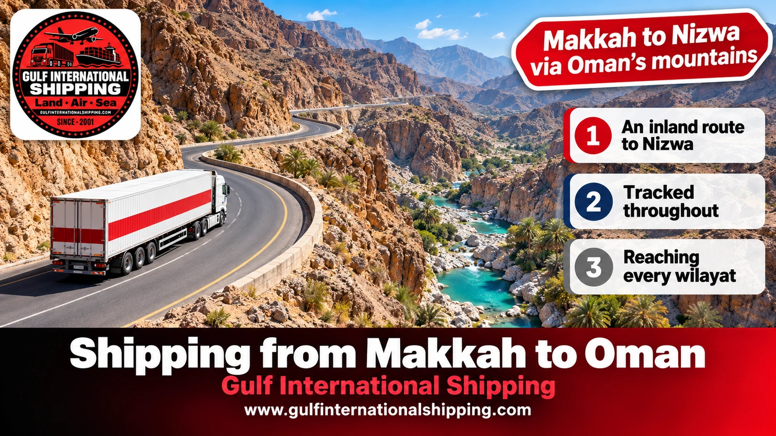 Makkah to Nizwa via Oman’s mountains