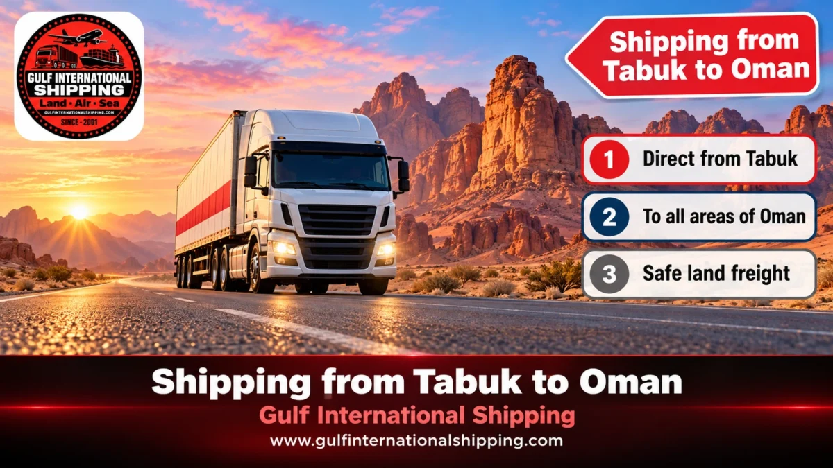 Shipping from Tabuk to Oman