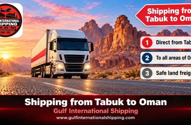 Shipping from Tabuk to Oman Delivery to Muscat & Car Shipping