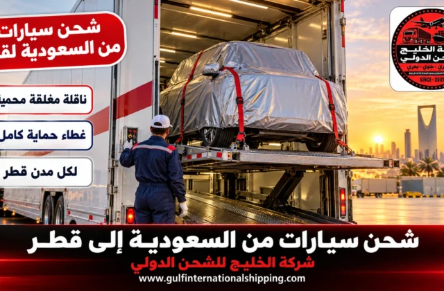 شحن سيارات من السعودية الى قطر ترحيل المركبات عبر سلوى إلى الدوحة