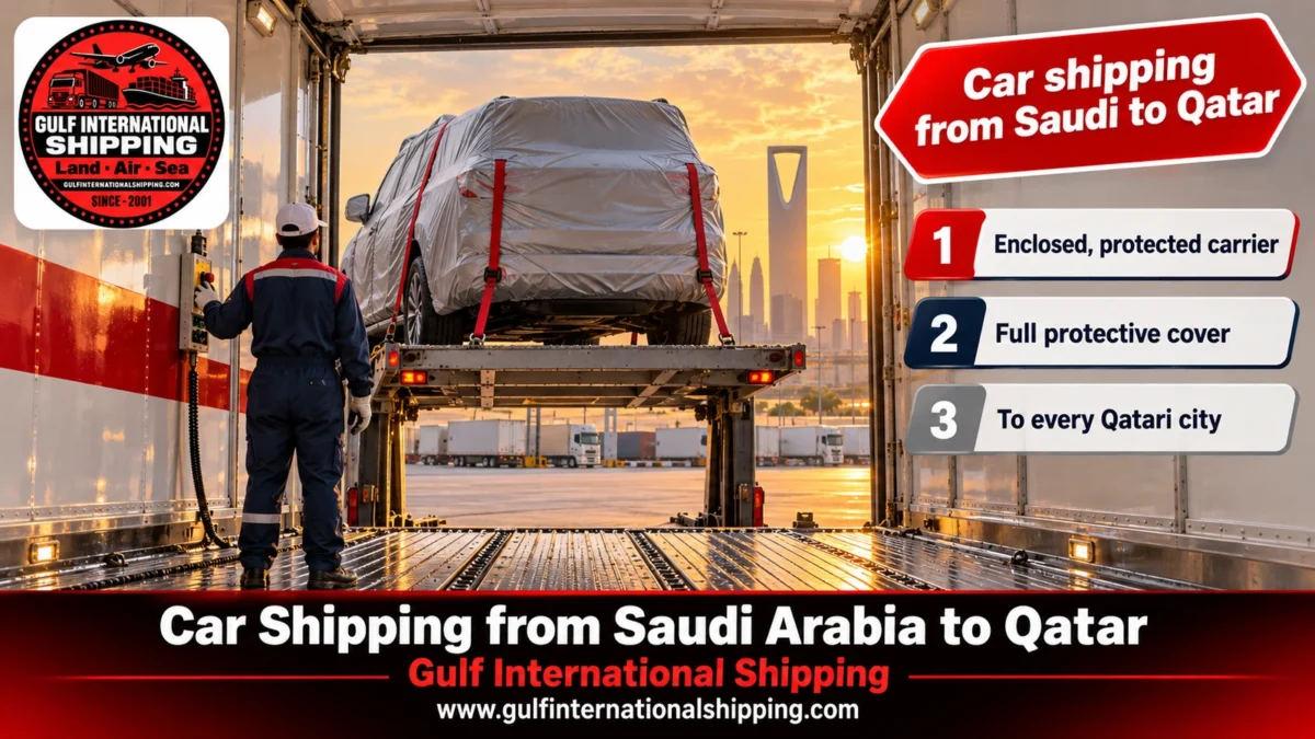Car shipping from Saudi to Qatar
