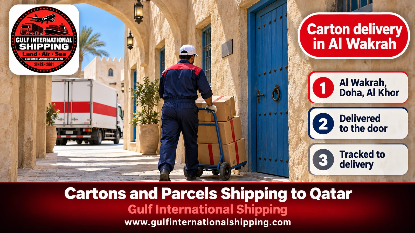 Carton delivery in Al Wakrah
