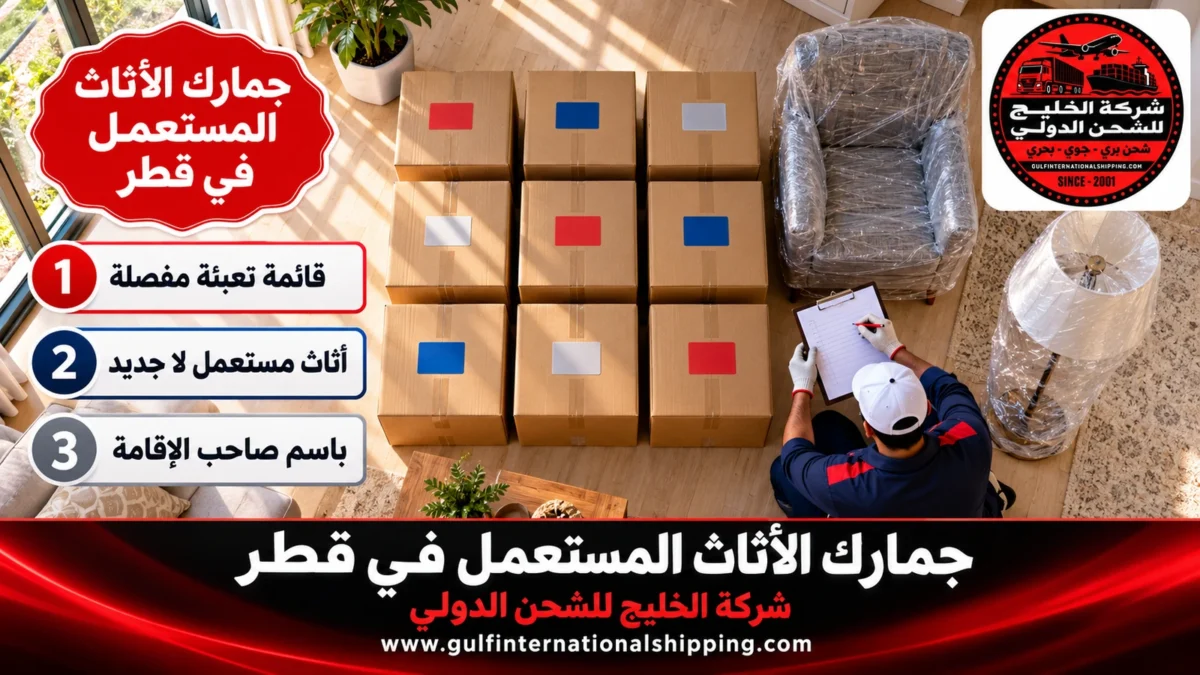جمارك الأثاث المستعمل في قطر