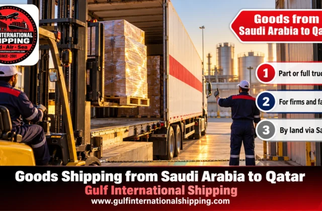 Goods Shipping from Saudi Arabia to Qatar Commercial Freight & Car Shipping