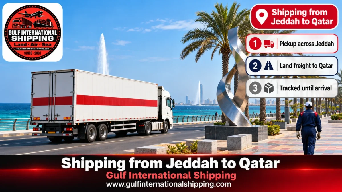 Shipping from Jeddah to Qatar
