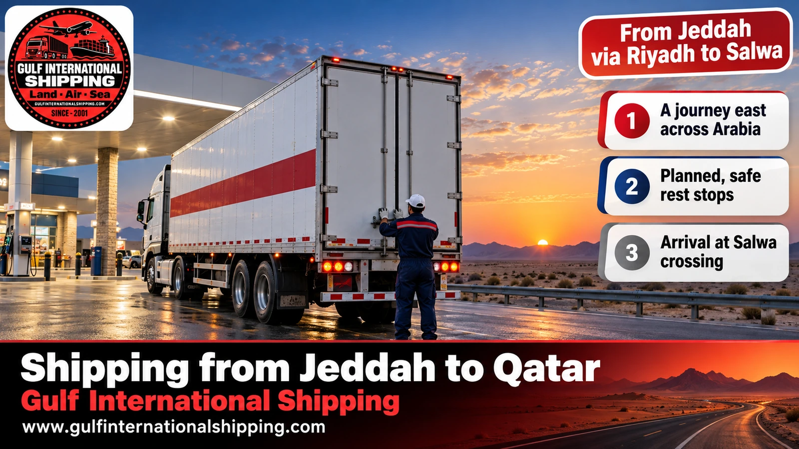 From Jeddah via Riyadh to Salwa