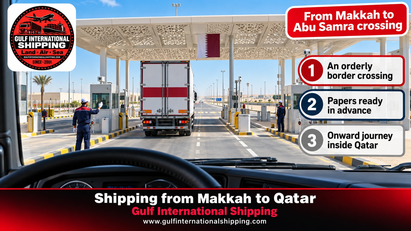 From Makkah to Abu Samra crossing