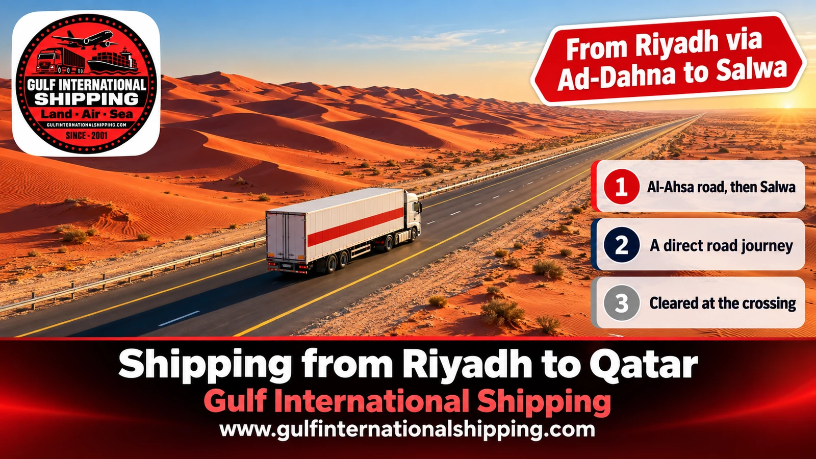 From Riyadh via Ad-Dahna to Salwa