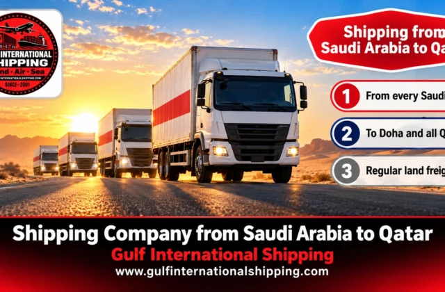 Shipping Company from Saudi Arabia to Qatar Cargo & Car Shipping