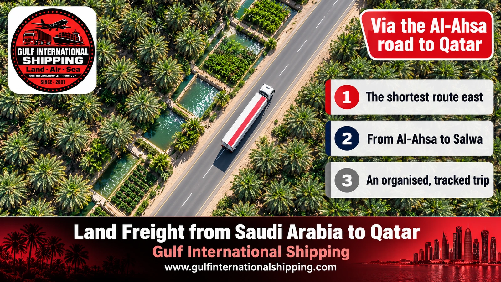 Via the Al-Ahsa road to Qatar