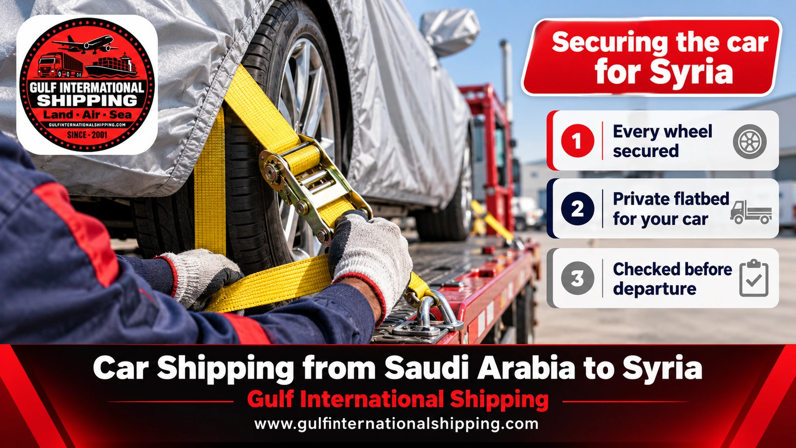 Securing the car for Syria