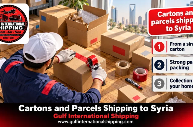 Cartons and Parcels Shipping to Syria Family Boxes & Car Transport