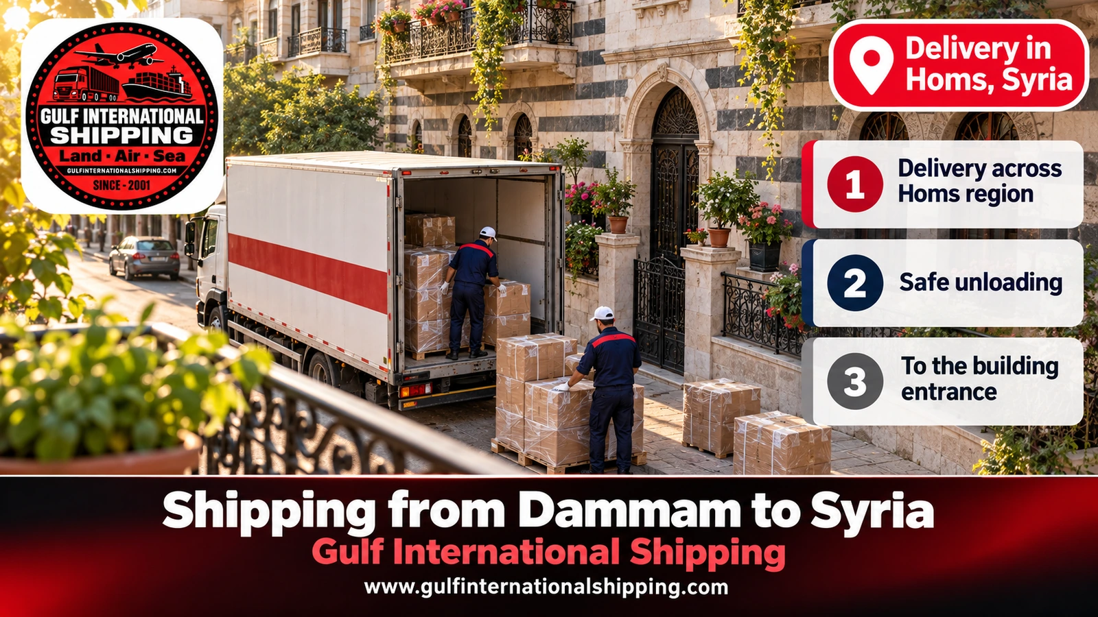 Delivery in Homs, Syria