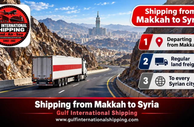 Shipping Company from Makkah to Syria Home Moves & Car Shipping