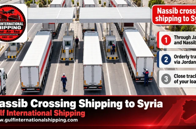 Nassib Border Crossing to Syria Transit Trucking & Car Transport