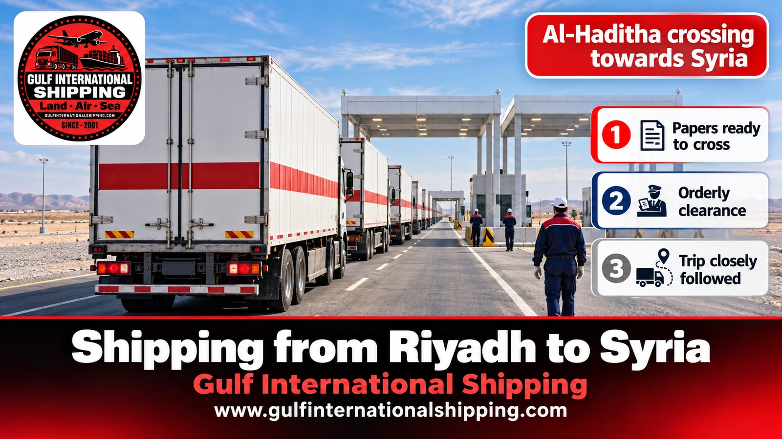 Al-Haditha crossing towards Syria