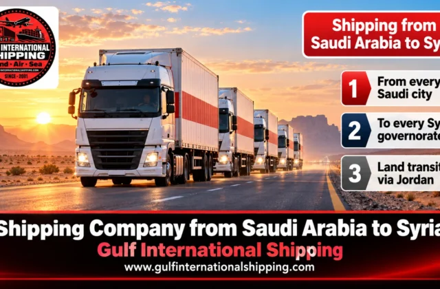 Shipping Company from Saudi Arabia to Syria Land Freight & Cars