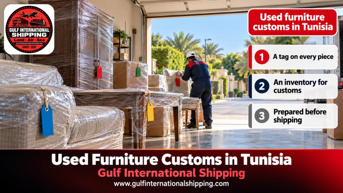 Used furniture customs in Tunisia