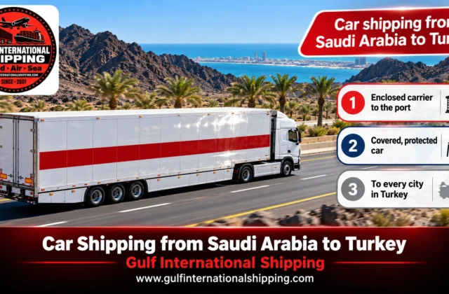 Car Shipping from Saudi Arabia to Turkey Enclosed Container Moves