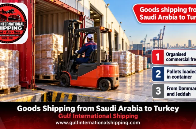 Goods Shipping from Saudi Arabia to Turkey Trade Cargo & Car Shipping