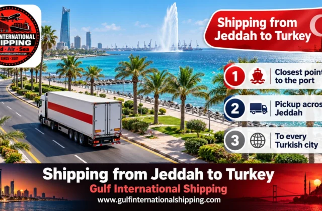 Shipping Company from Jeddah to Turkey Mersin & Istanbul by Sea, Cars