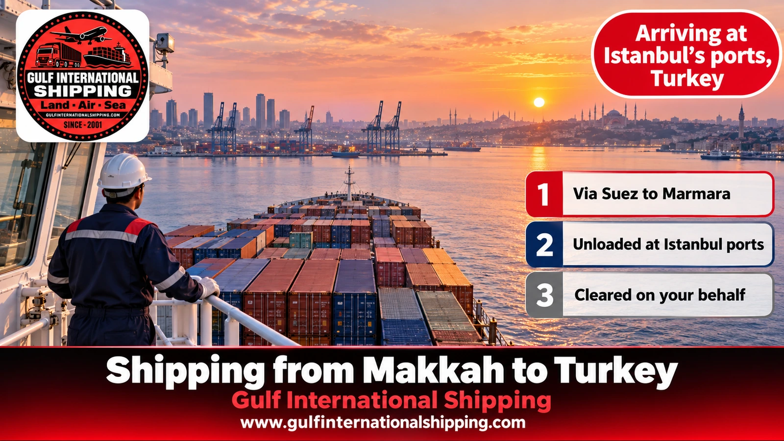 Arriving at Istanbul’s ports, Turkey