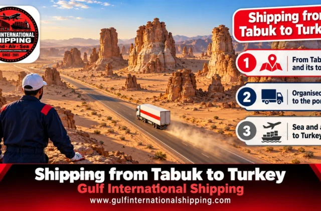 Shipping Company from Tabuk to Turkey Istanbul & Trabzon Cargo, Cars
