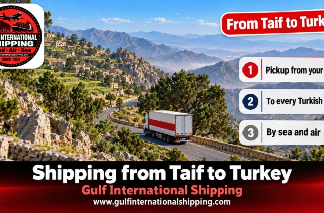 Shipping Company from Taif to Turkey Bursa & Yalova Removals, Cars